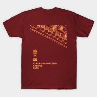 Sweden passport T-Shirt